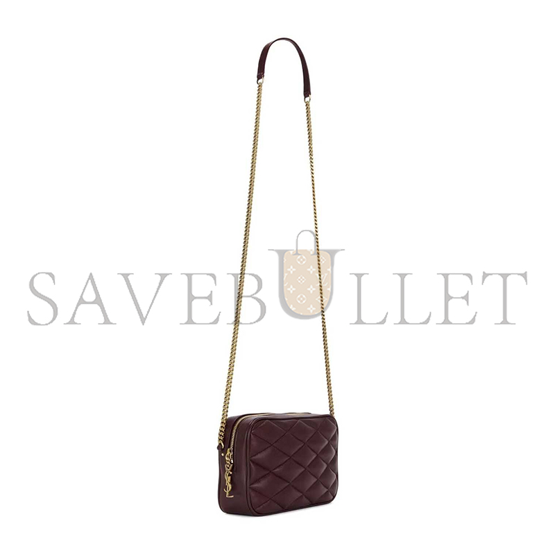 YSL CASSANDRE MATELASSÉ CARRÉ CAMERA BAG 8414391EL076195 (18*13*6cm)